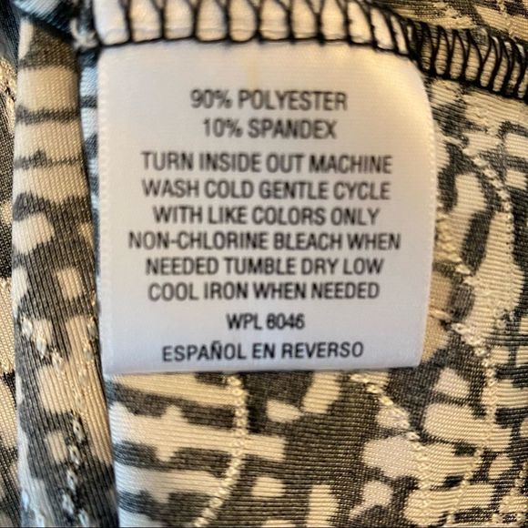 JMCollection women’s top size L Black and White - Picture 5 of 5